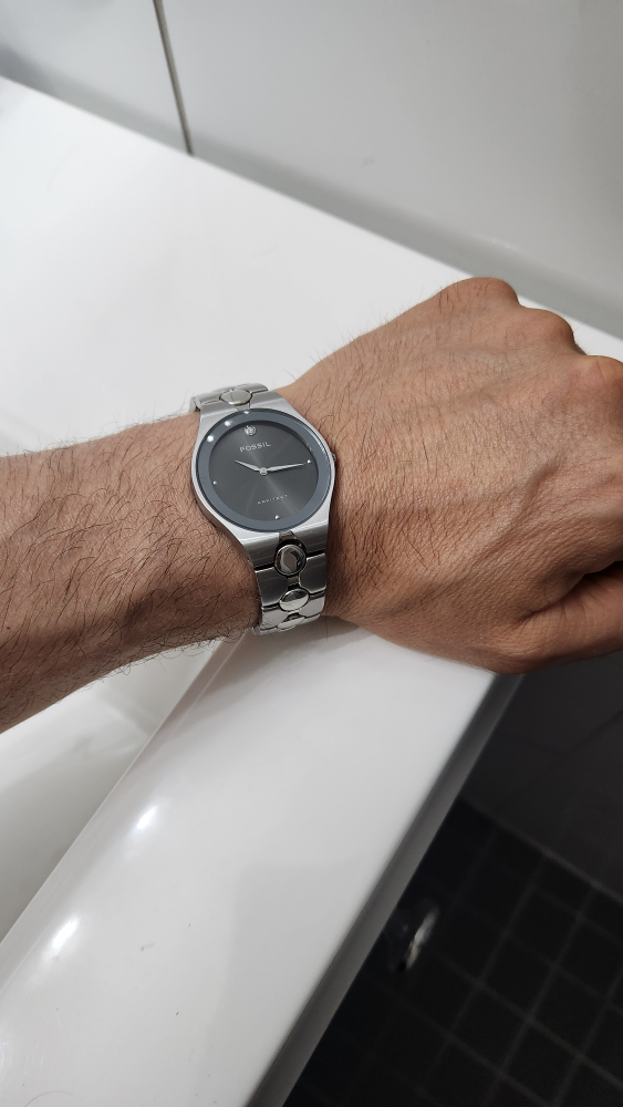 Fossil Arkitekt Diamond Watch - FS-2696 (New Battery Installed) - photo 2