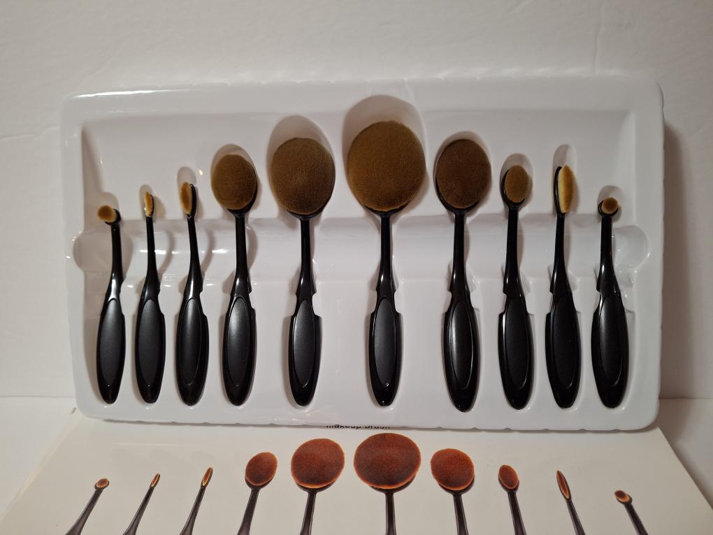 Silver Star Mermaid Multi-purpose Brushes 10pcs image indicator(2)