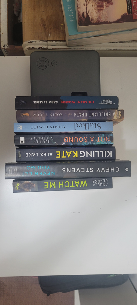collection of thriller novels thumbnail