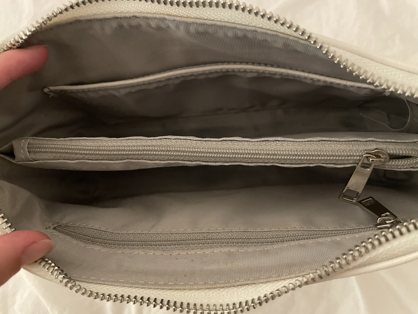White Mini Baguette Bag - photo 3