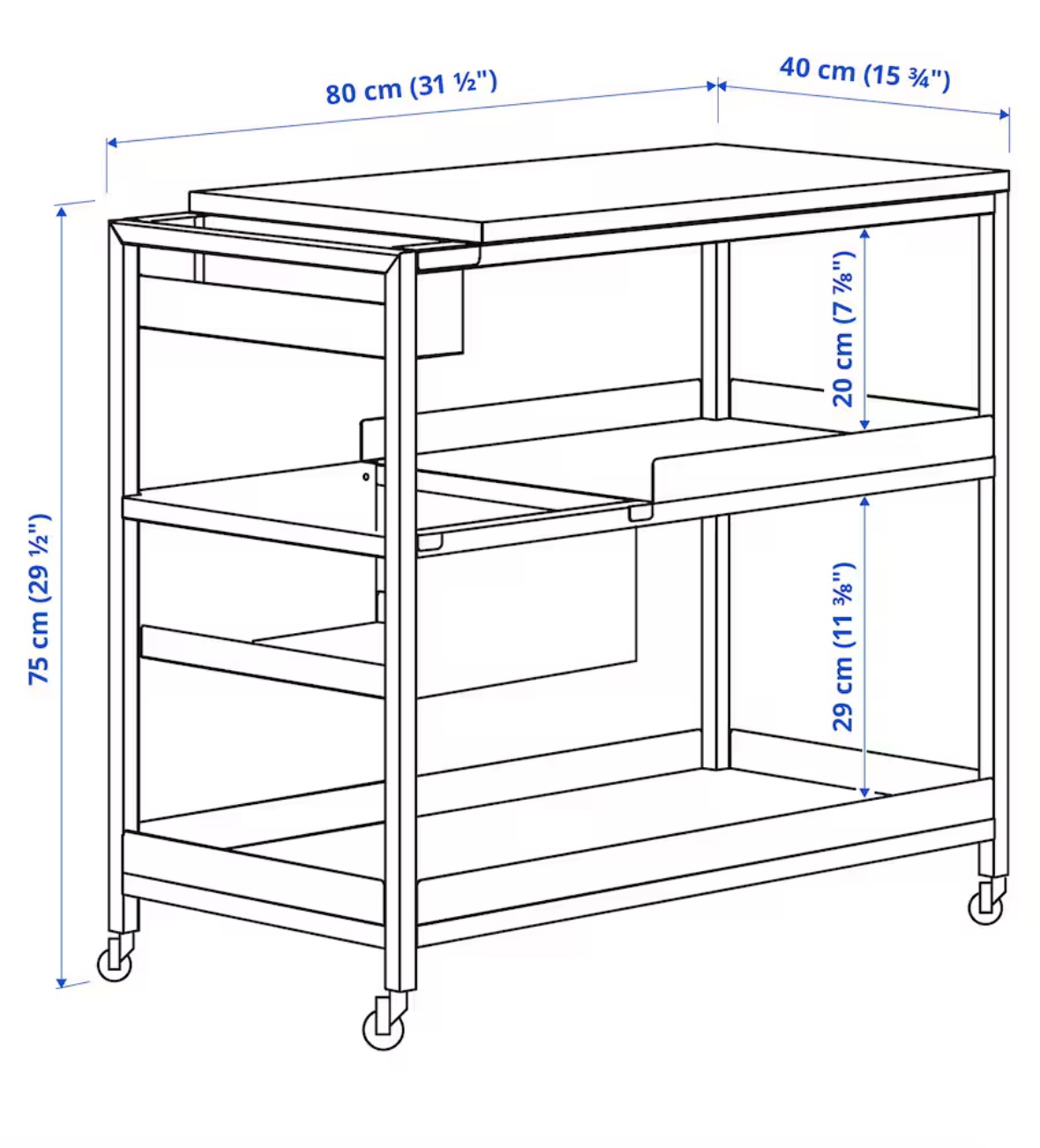 Ikea Trotten Utility cart - photo 4