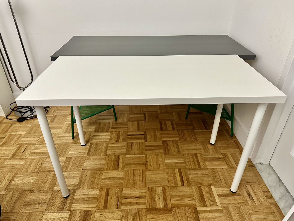 White desk!