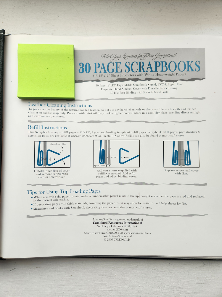 2 Scrapbooks and Scrapbook paper - photo 3