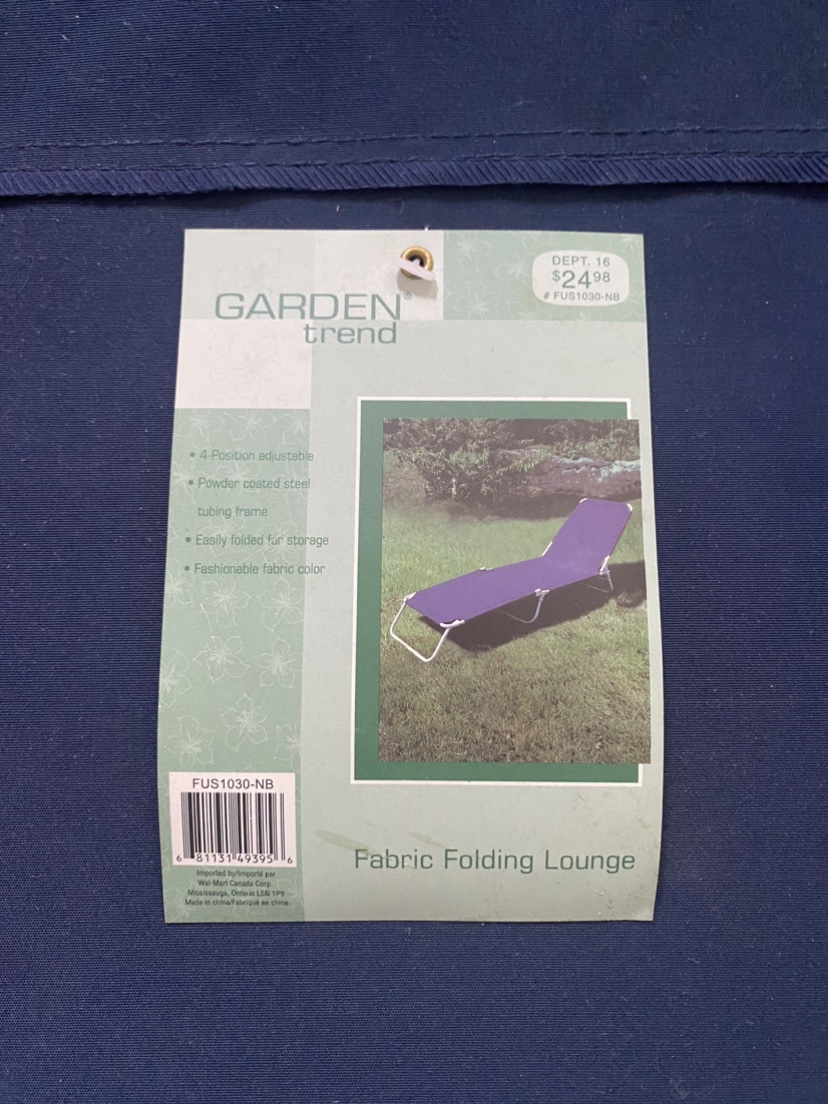 Fabric folding lawn chair - photo 2