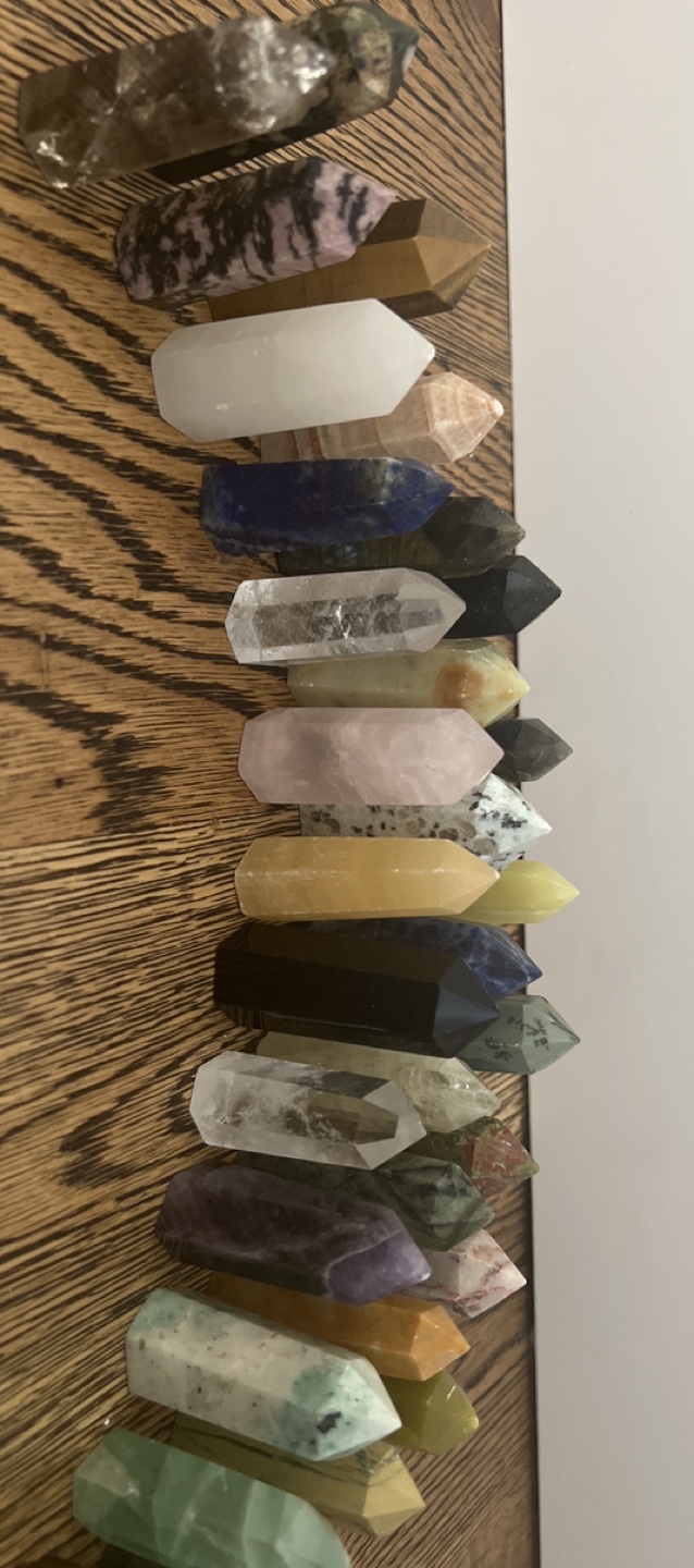 Big bundle of small crystal towers