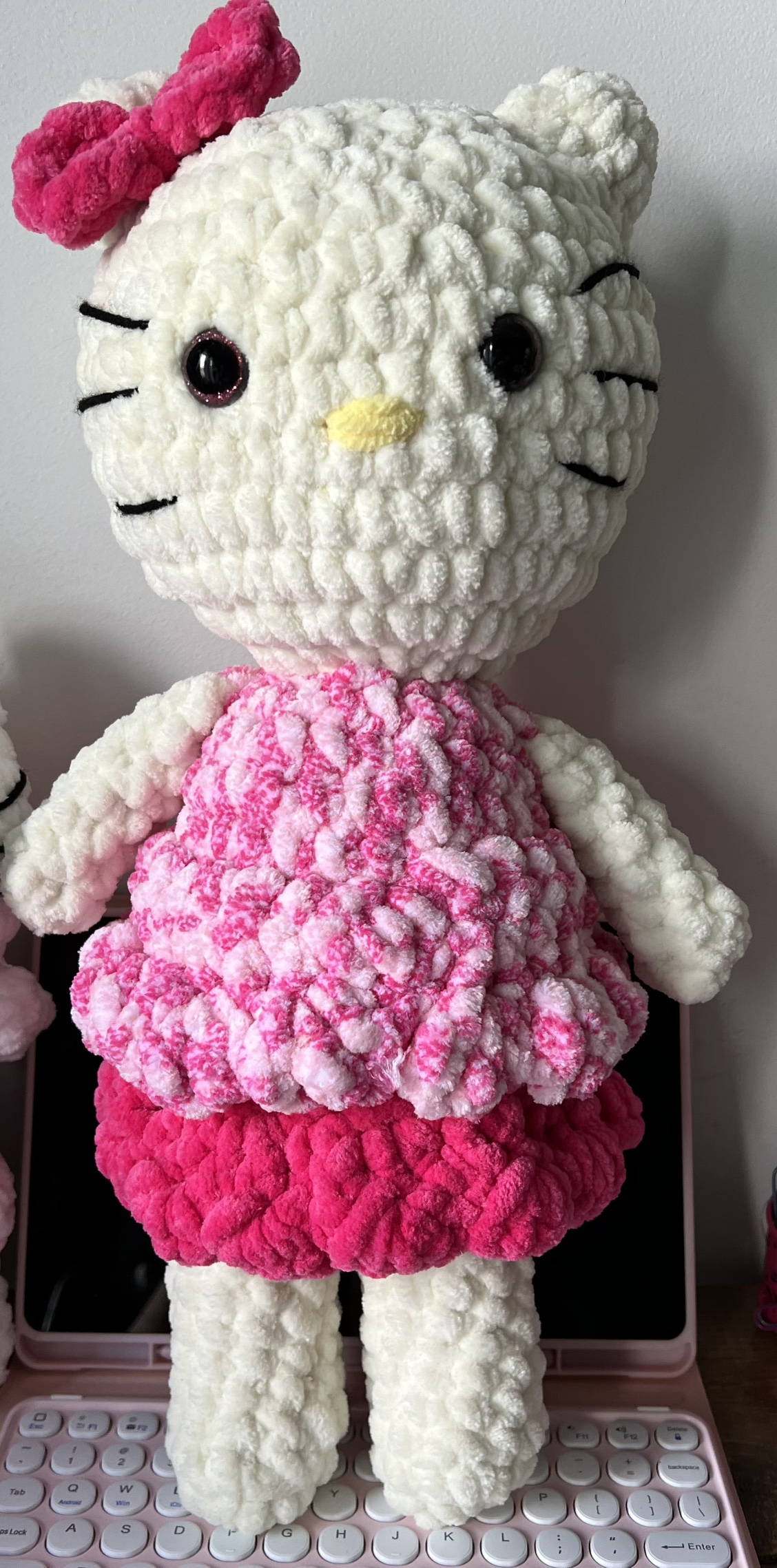 Crocheted Hello Kitty Doll