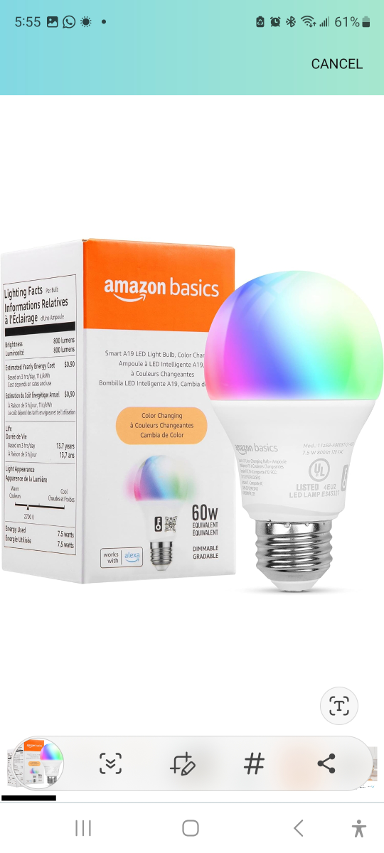 smart led ligh bulb thumbnail