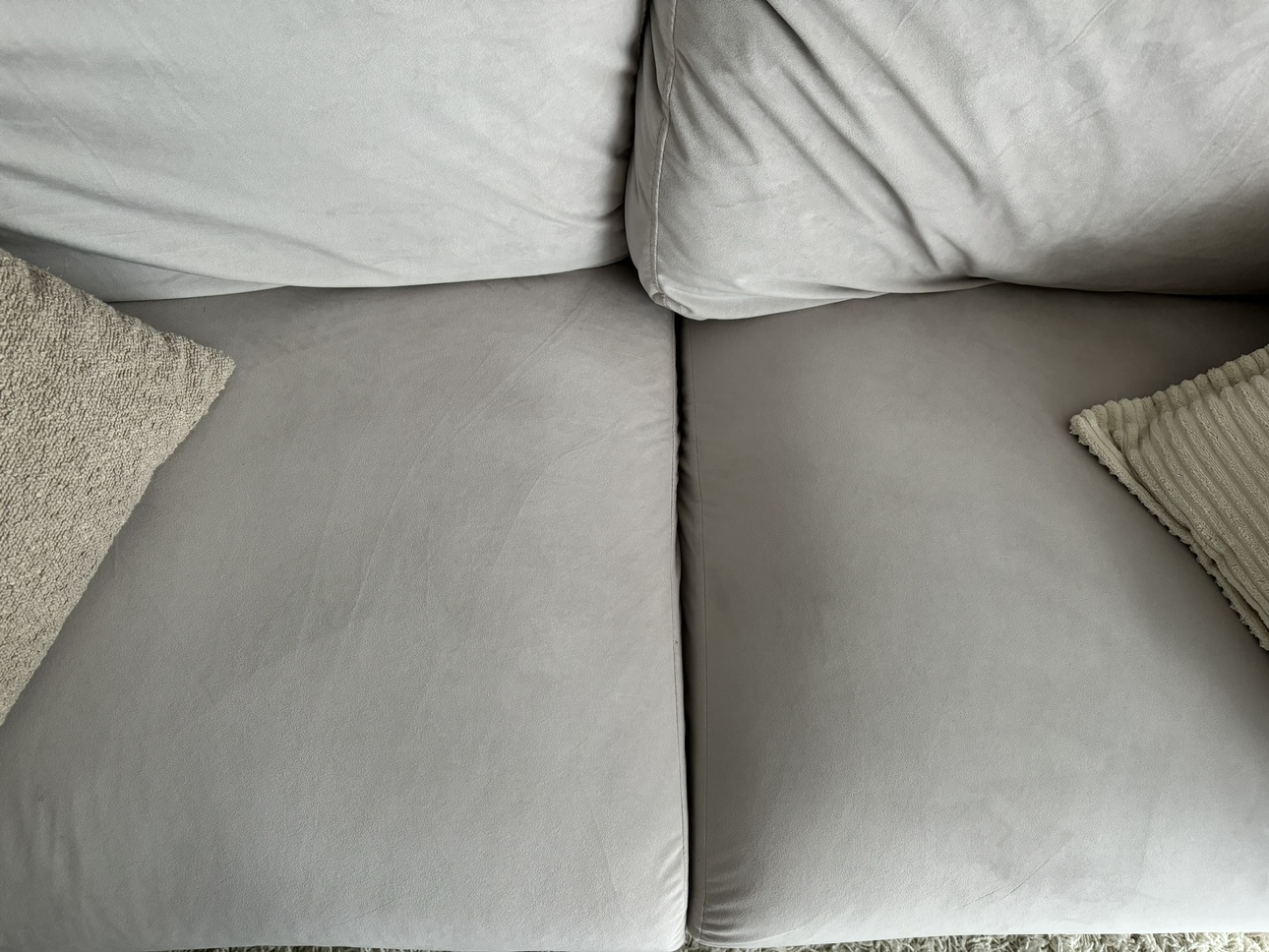 Wayfair Suede couch - photo 4