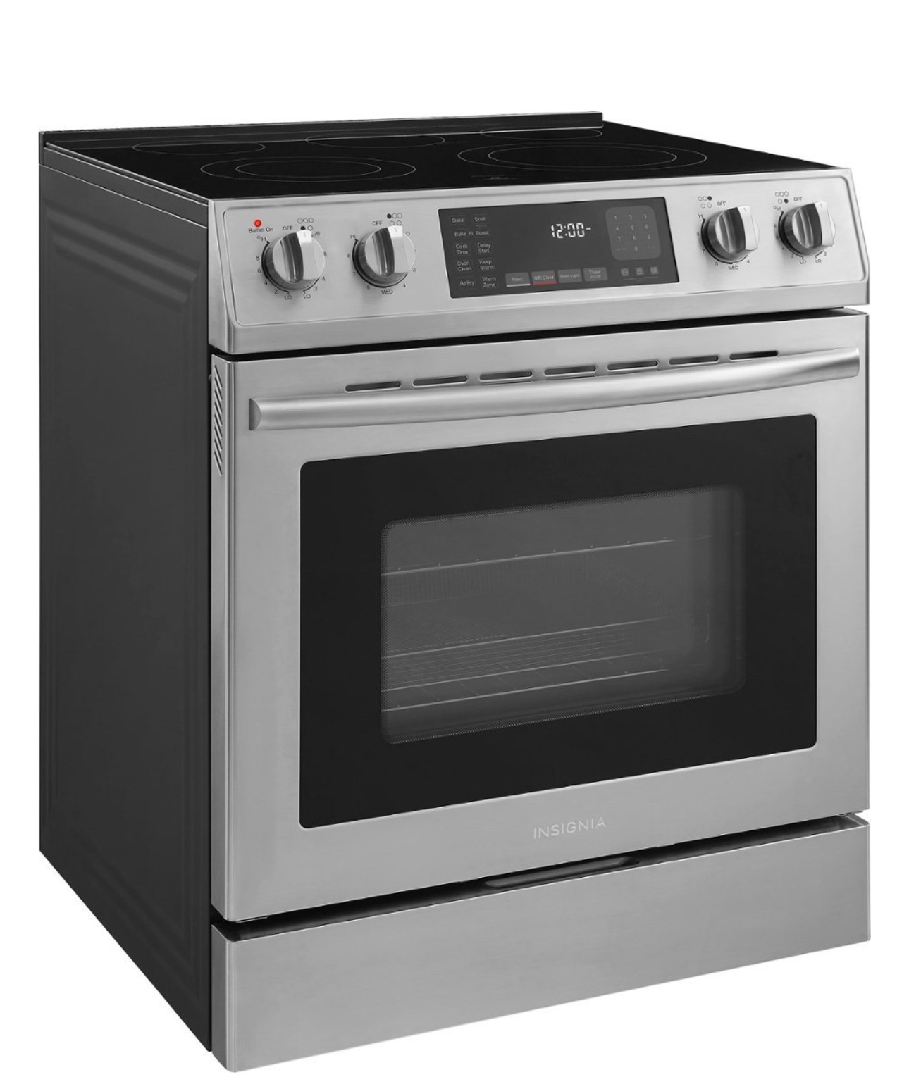 Electric stove with Self Clean and Air Fry