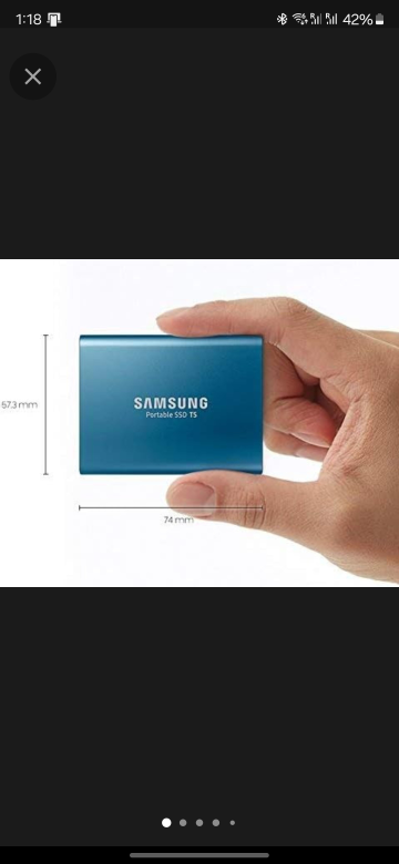 Samsung Portable SSD T5 250GB USB 3.1 External SSD (MU-PA250B/AM thumbnail
