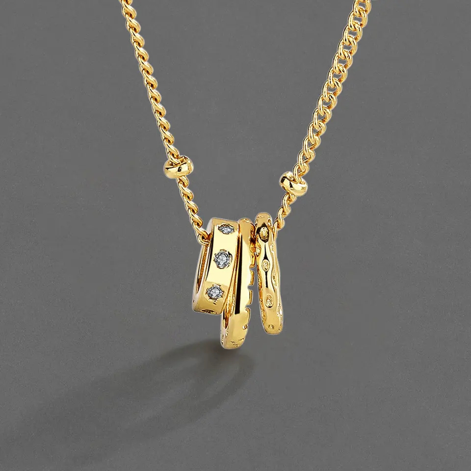 Triple Ring Necklace image indicator(3)