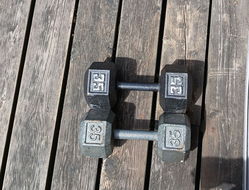 dumbbells 35 lbs - photo 2