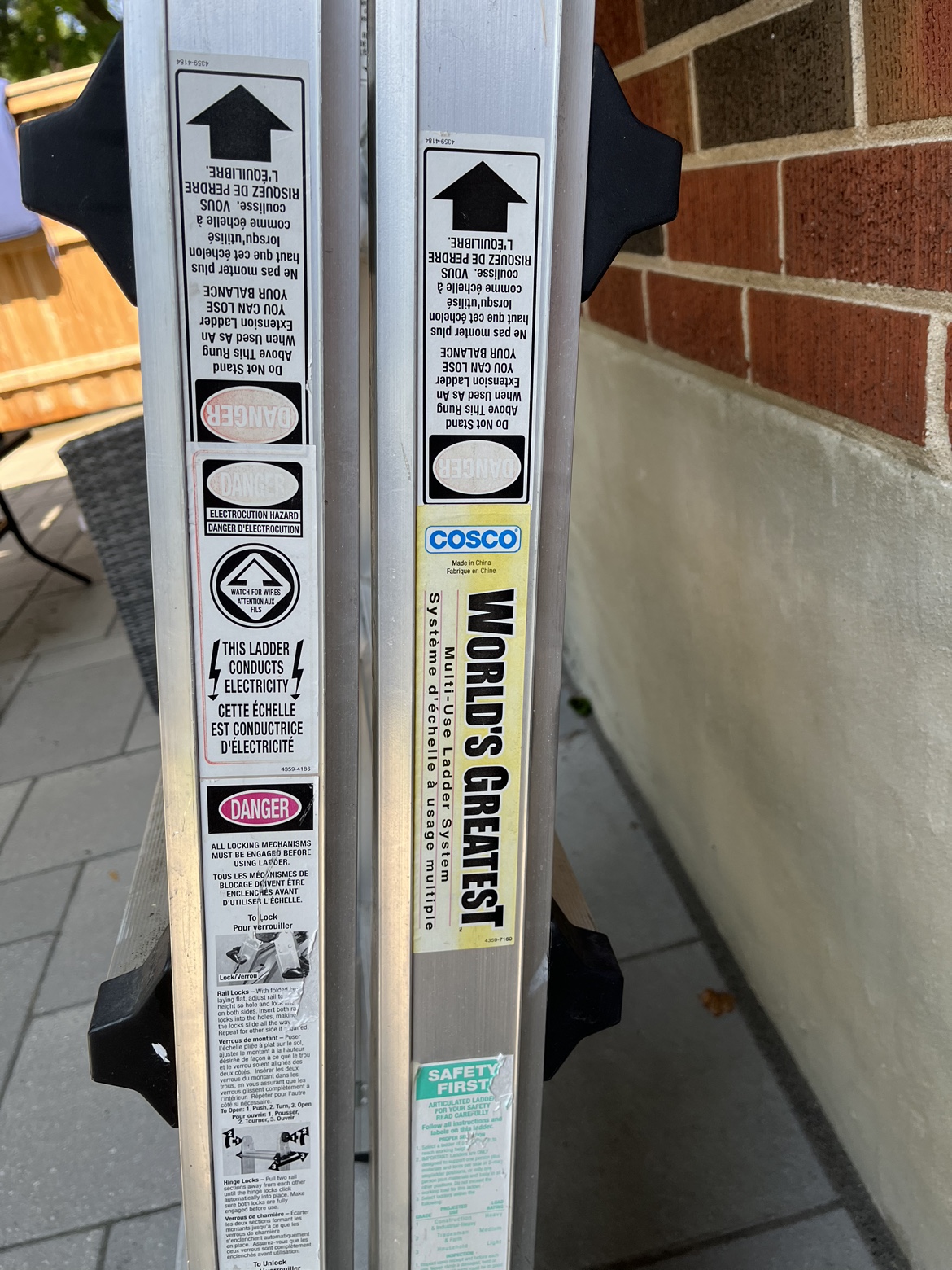 21 ft. Aluminum Multi-Position Ladder with 300 lb. - photo 3