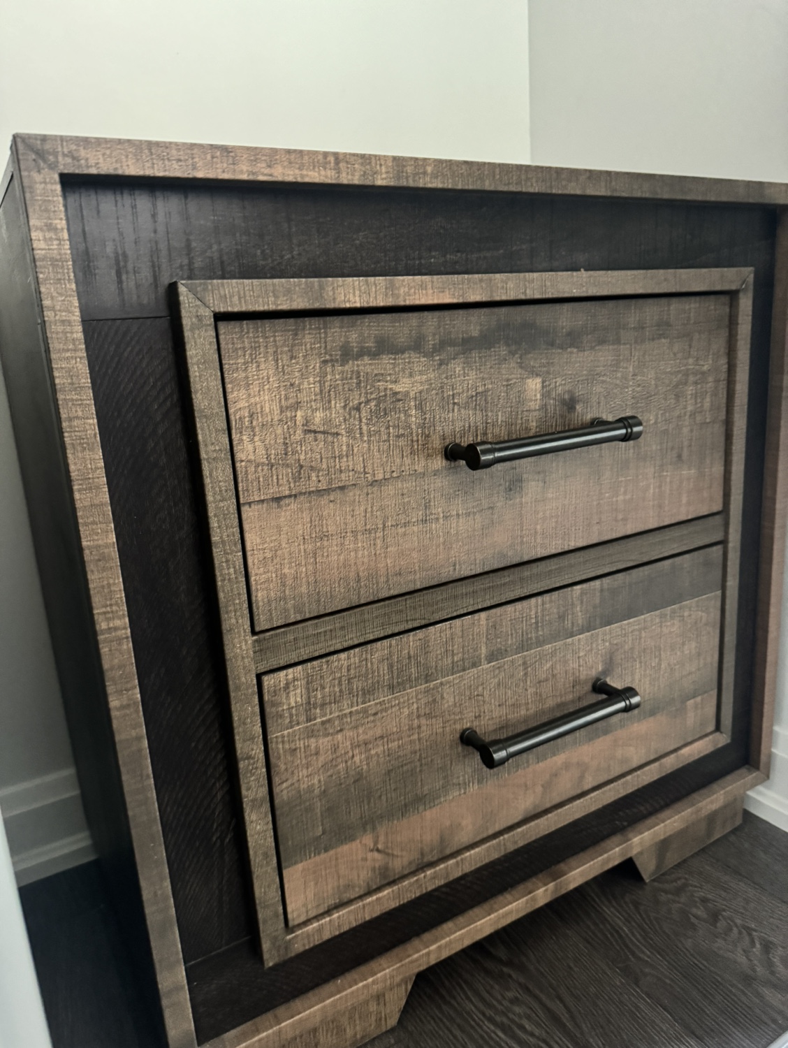 Bedside 2 drawer chest nightstand - photo 2