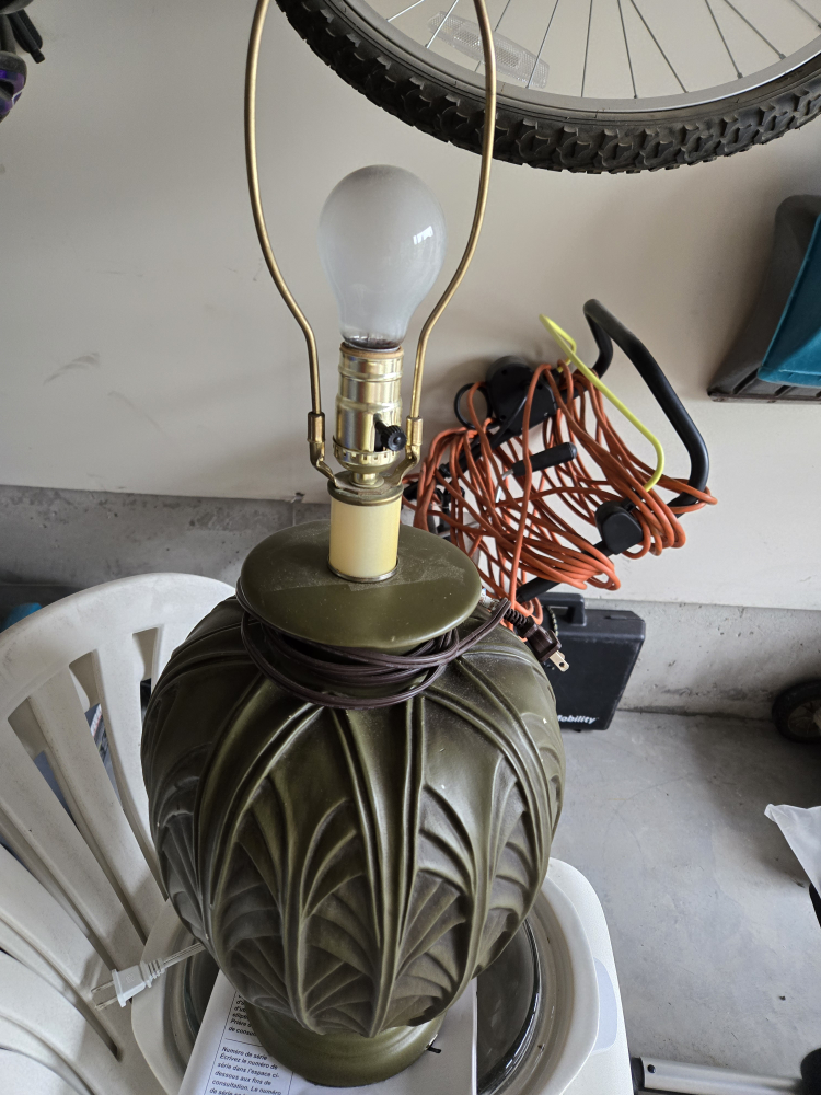 green lamp