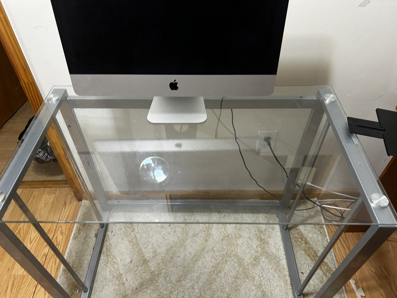 sogesfurniture Computer Glass Desk - photo 2