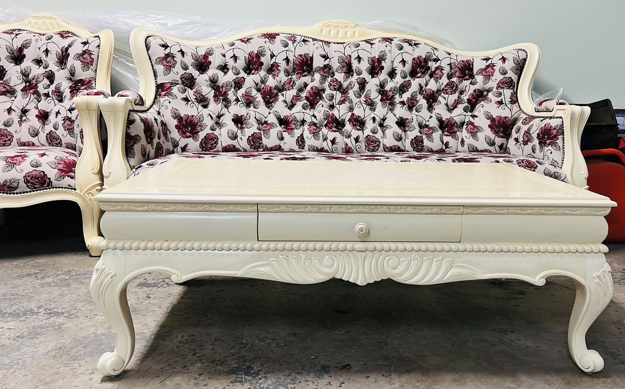 Sofa set with coffee table - photo 2