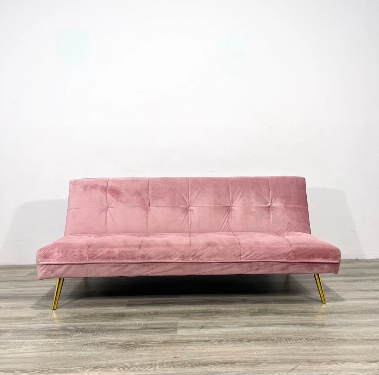 Pink Structube convertible futon sofa bed Karrot