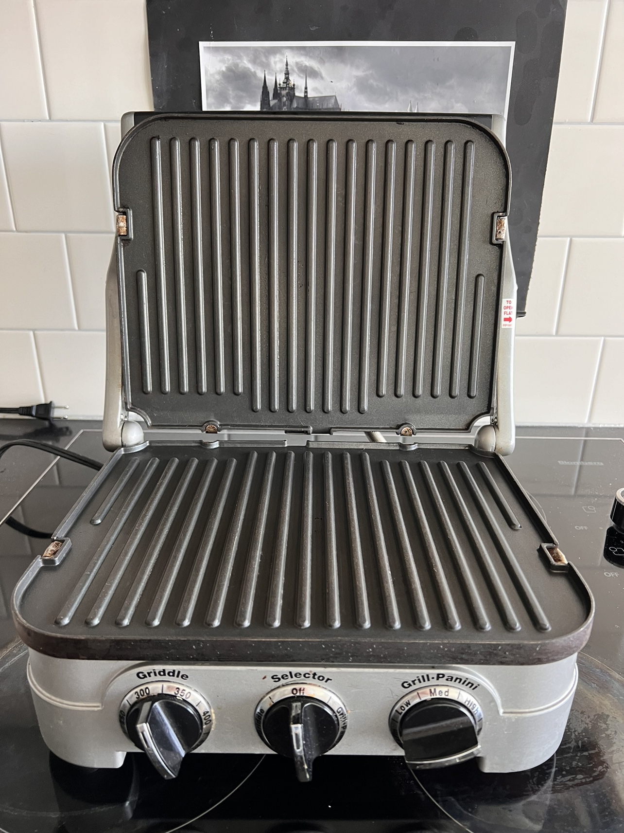 5-IN-1, GR-4NP1 Cuisinart Panini Press, Stainless Steel Griddler - photo 3