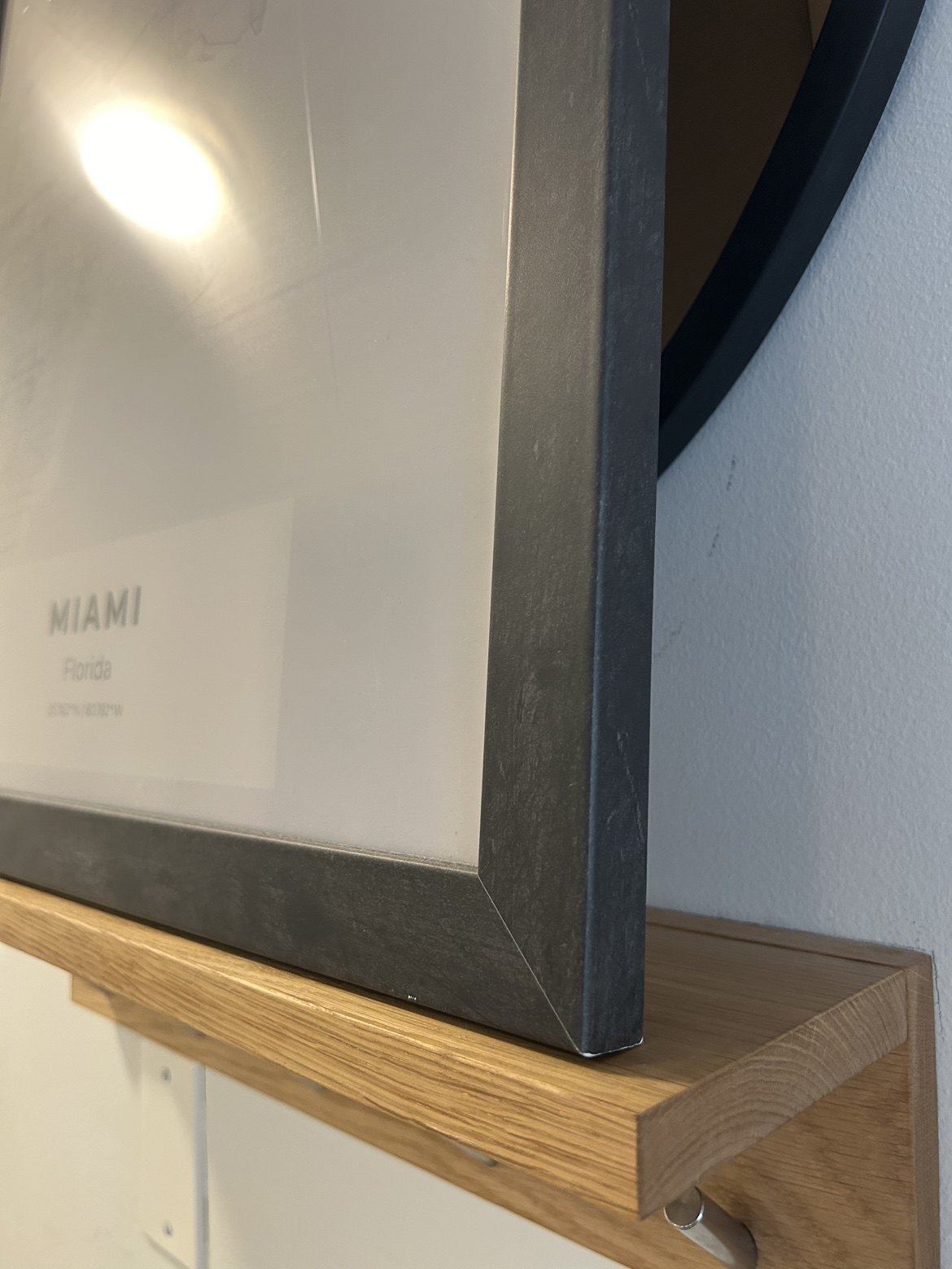 Framed Map of Miami - photo 2