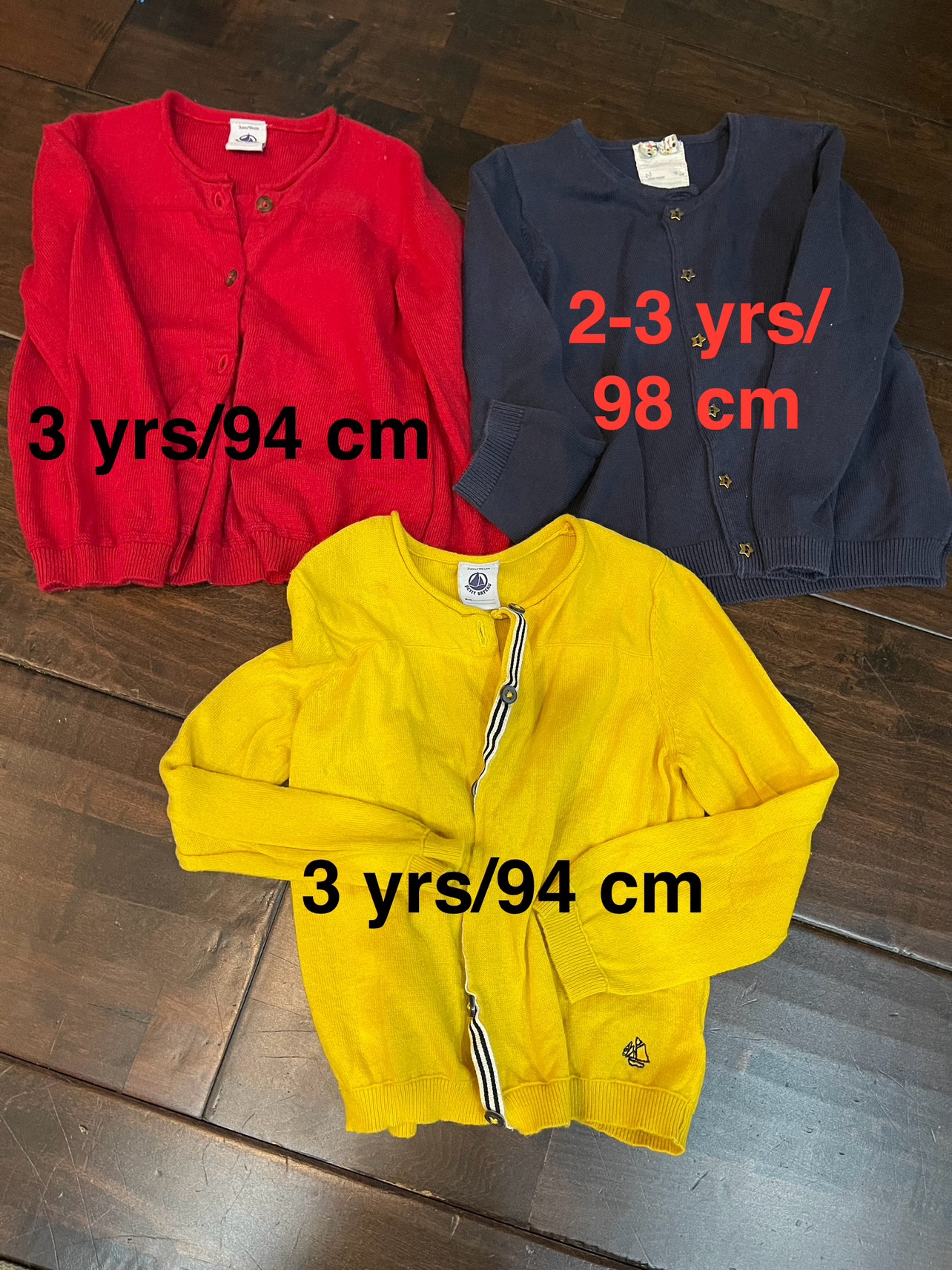 Girl Cardigans (up to 3 year old)