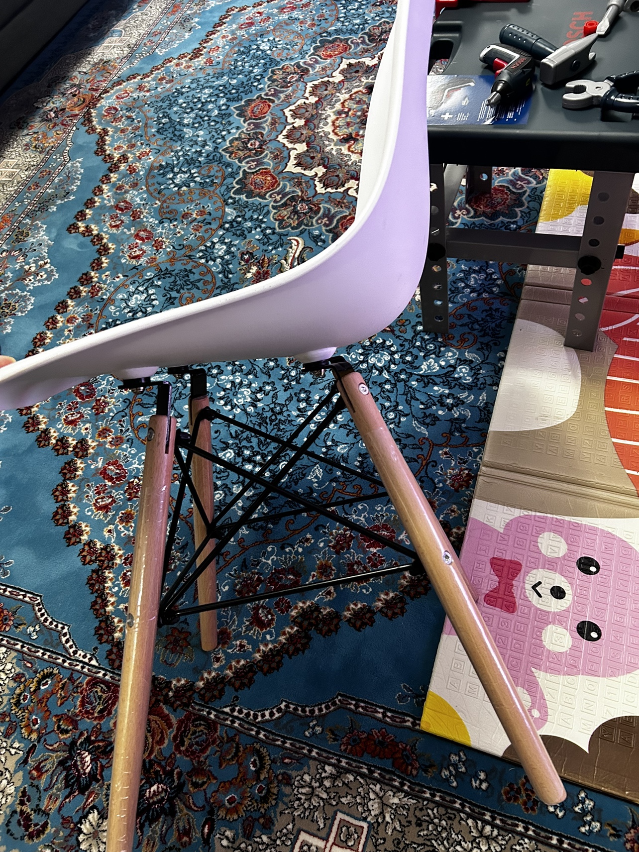Dinning table with chair - photo 4