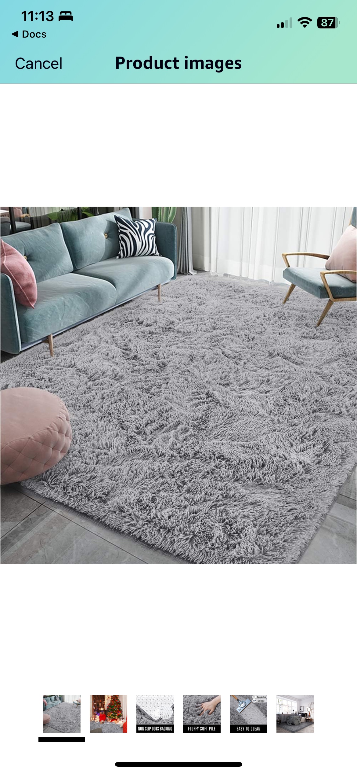 Grey area Rug / Carpet thumbnail