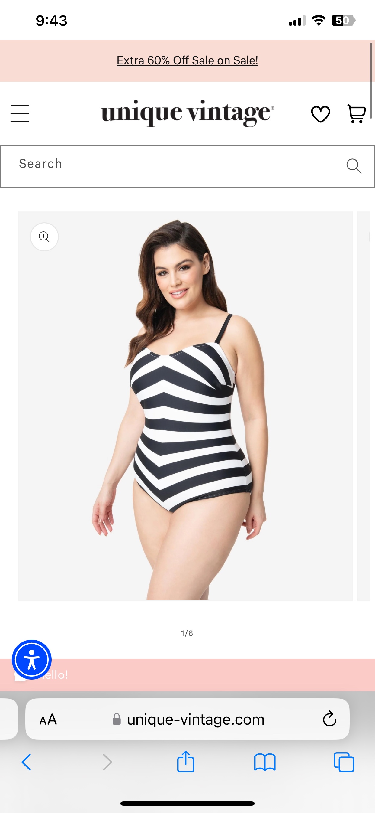 Unique vintage Barbie plus bathing suit thumbnail