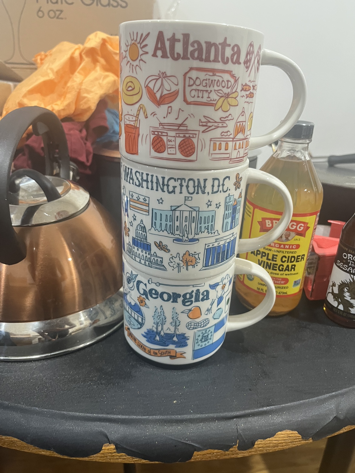 starbucks cups- washington dc atlanta and georgia