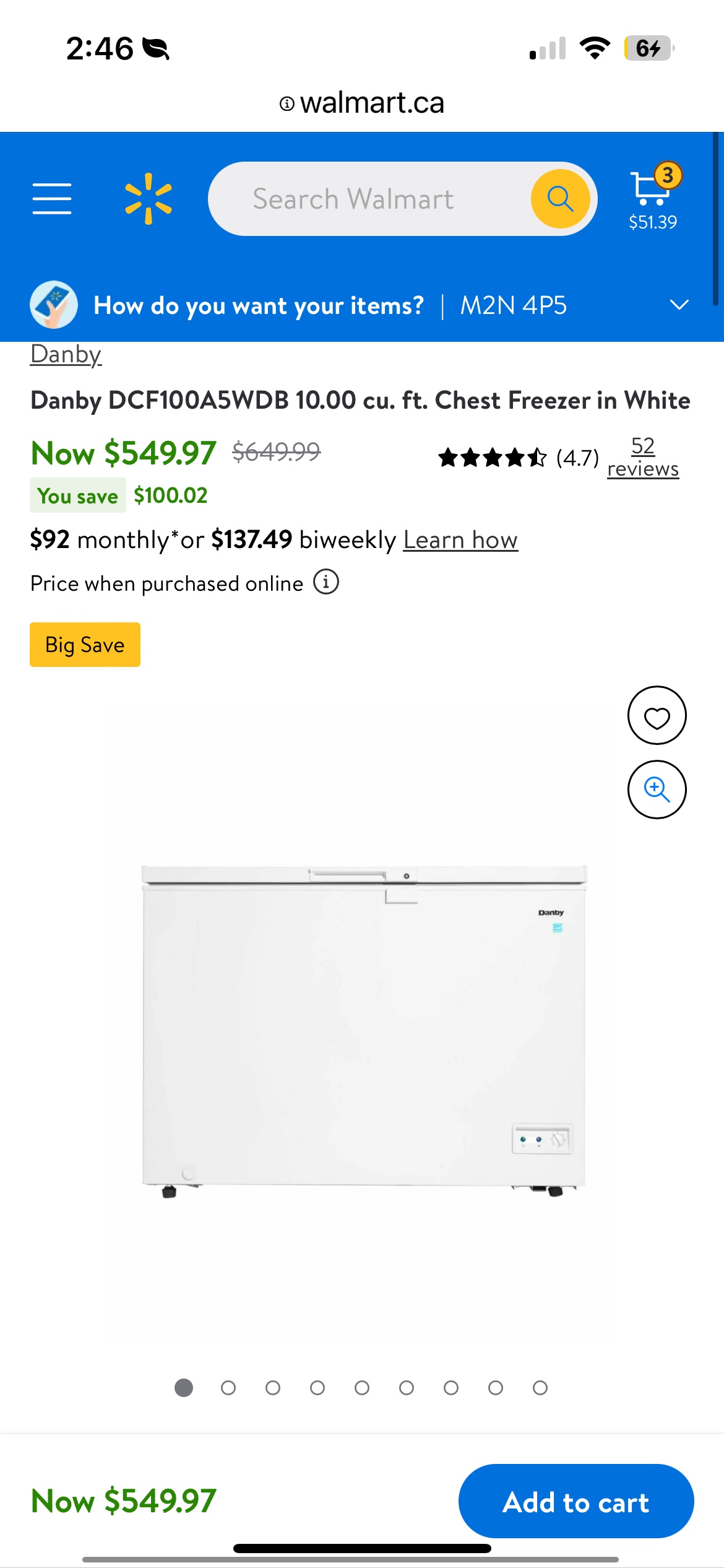 Danby 7cu Chest Freezer - photo 2