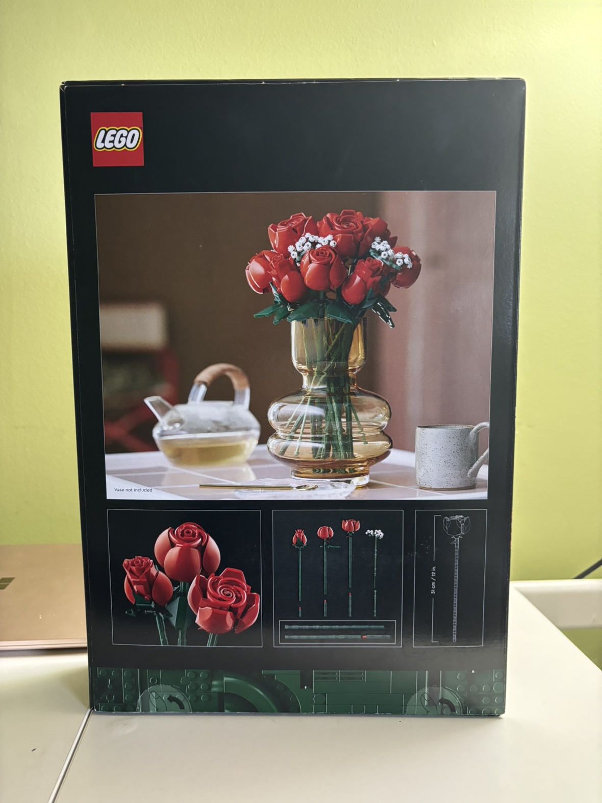 Lego bouquet of roses - photo 2