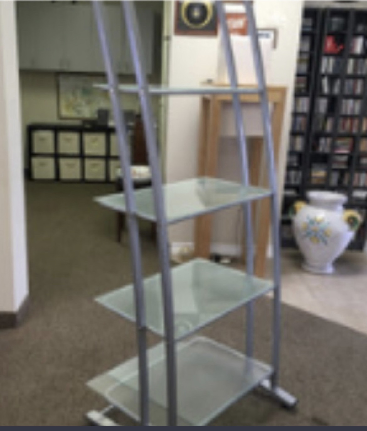 Sturdy Glass Display Shelf