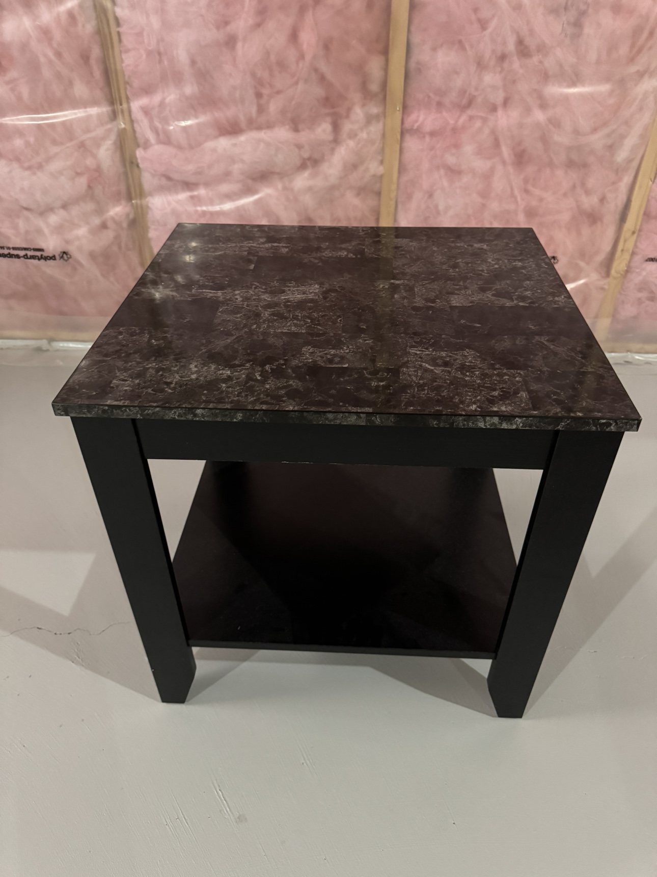 2 small and 1 large laminated marble top tables - photo 3