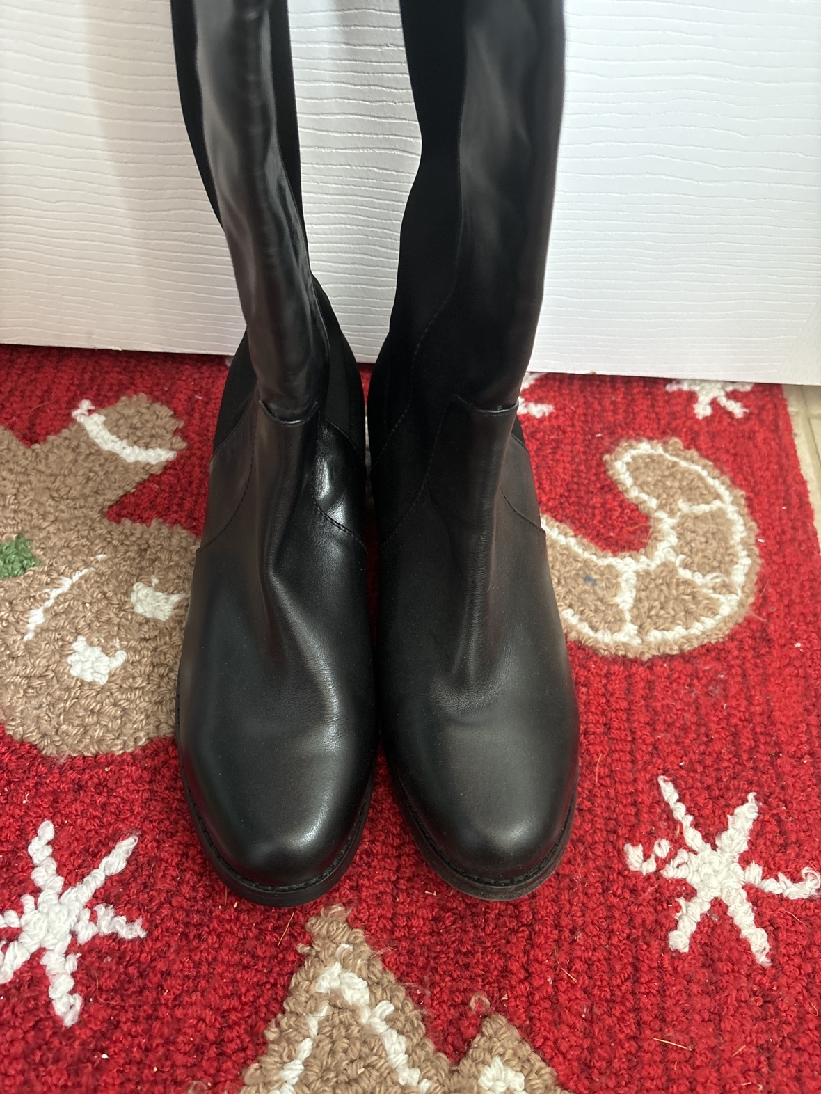 Knee high leather boots image indicator(6)