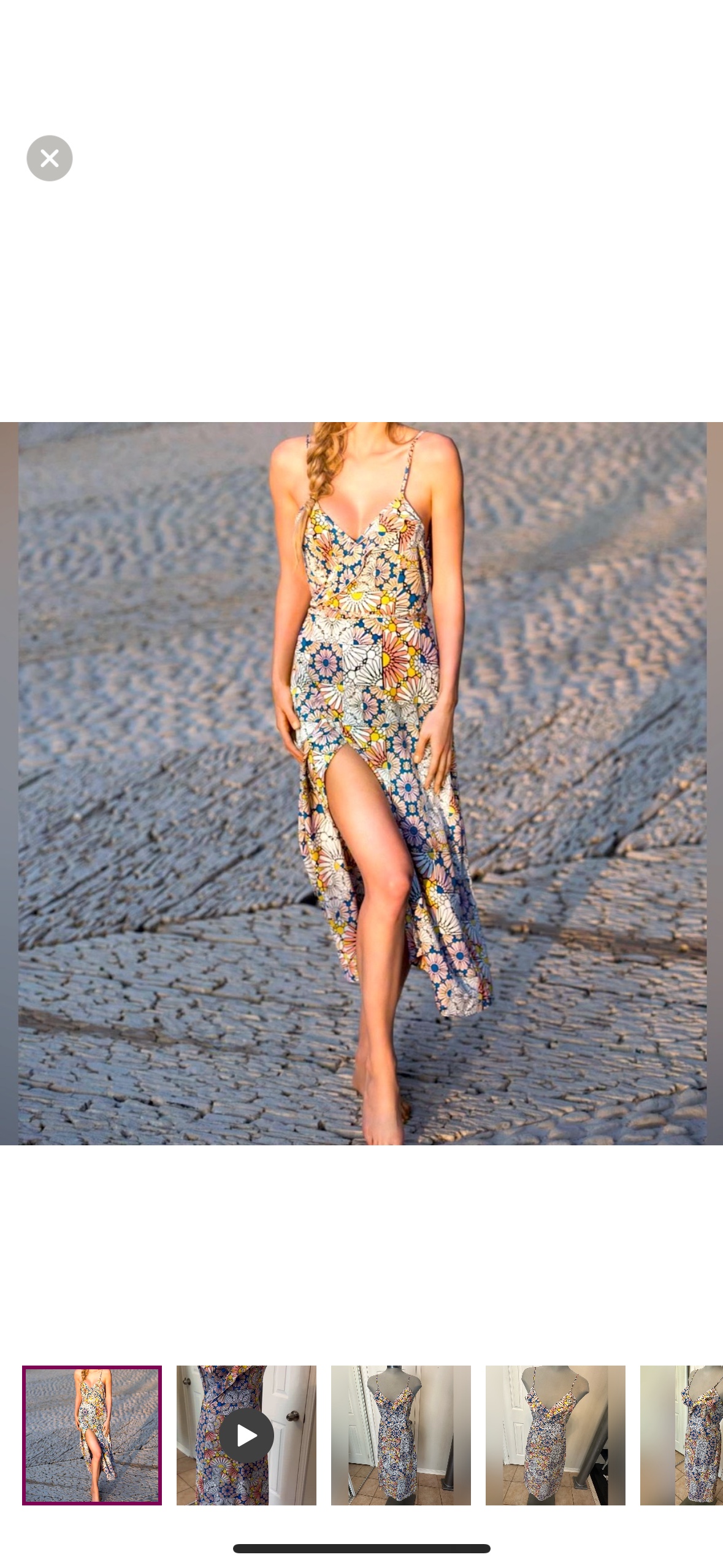 Zingara Wrap Dress size large