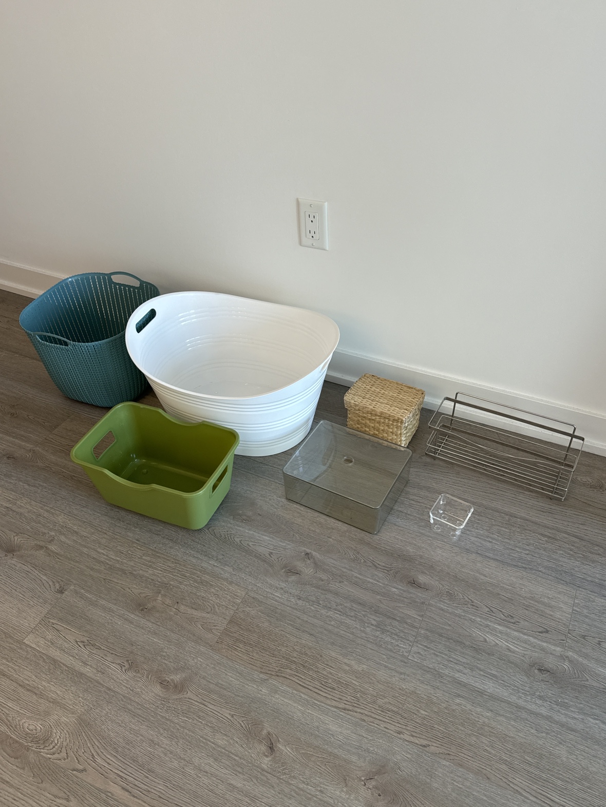 Assorted bins and containers thumbnail