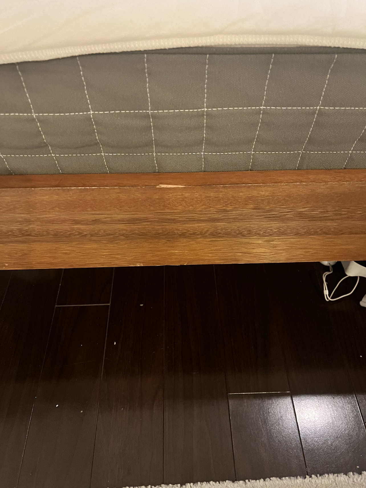 West Elm Mid Century Queen Bed +- Queen IKEA Mattress - photo 4