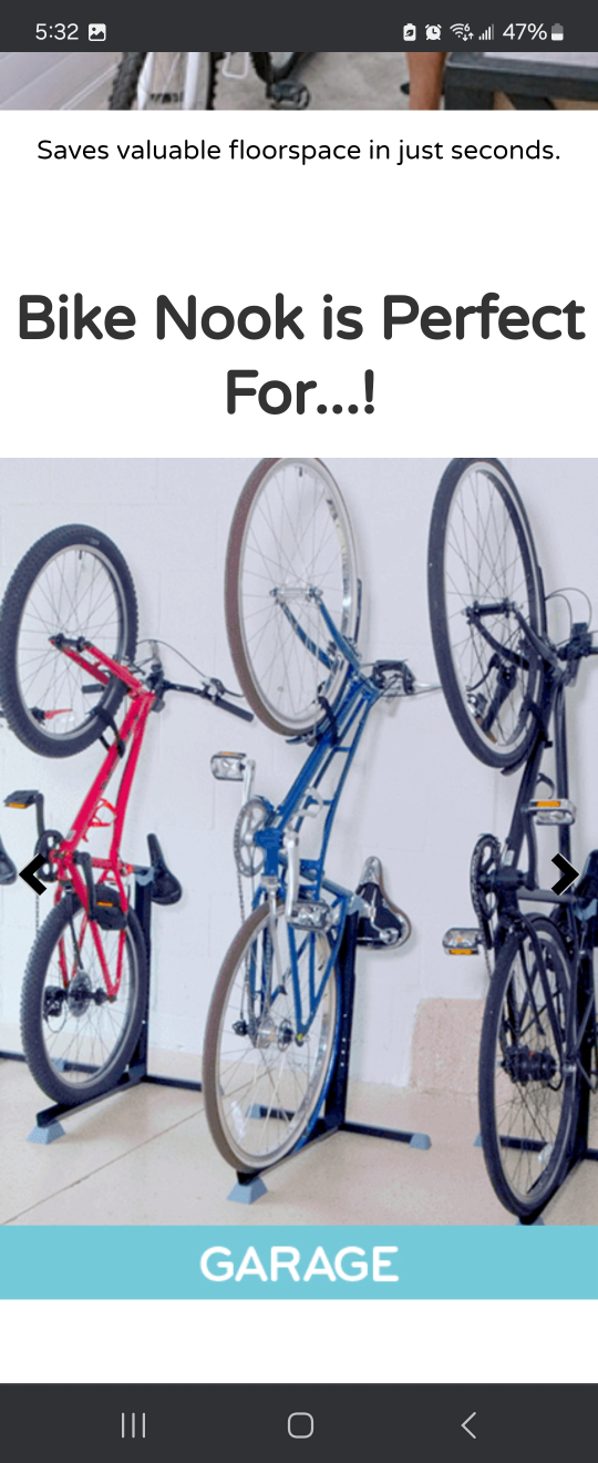 BikeNook, quick and easy indoor bike storage image indicator(8)