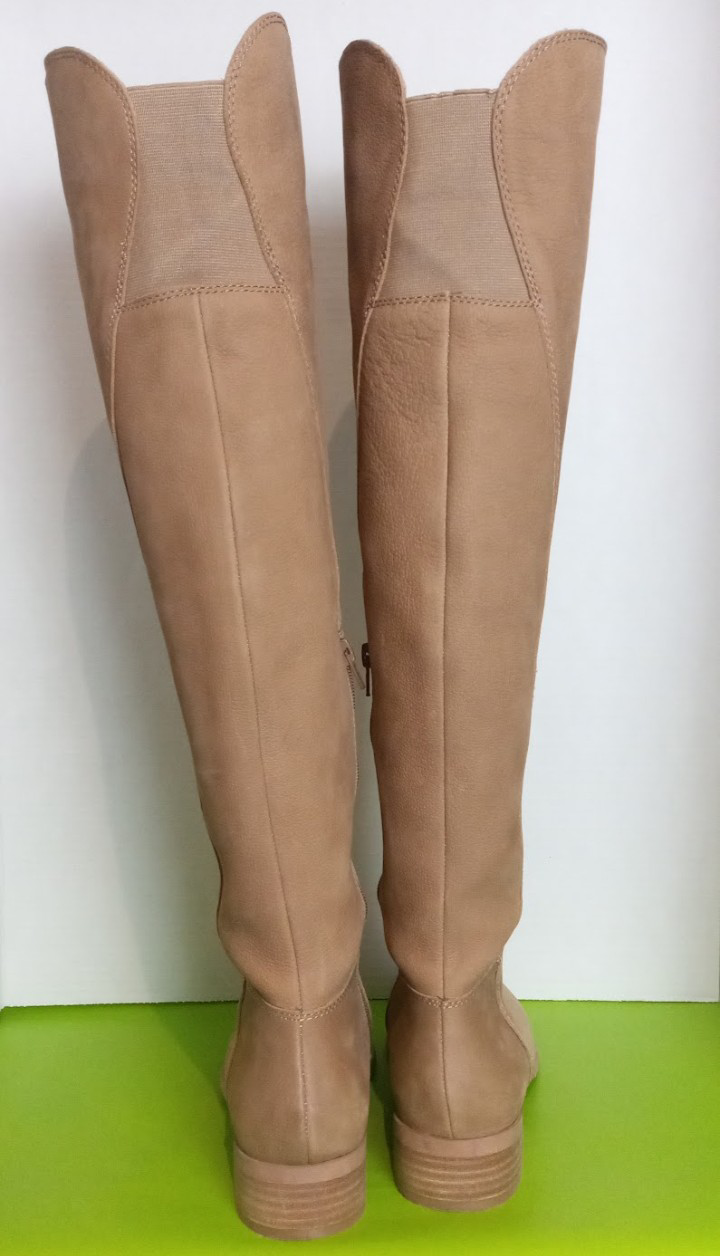 LUCKY tan leather women's boots. Size 7 image indicator(2)