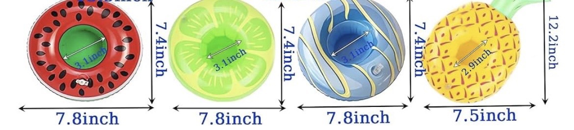 Inflatable pool cup holder - photo 4