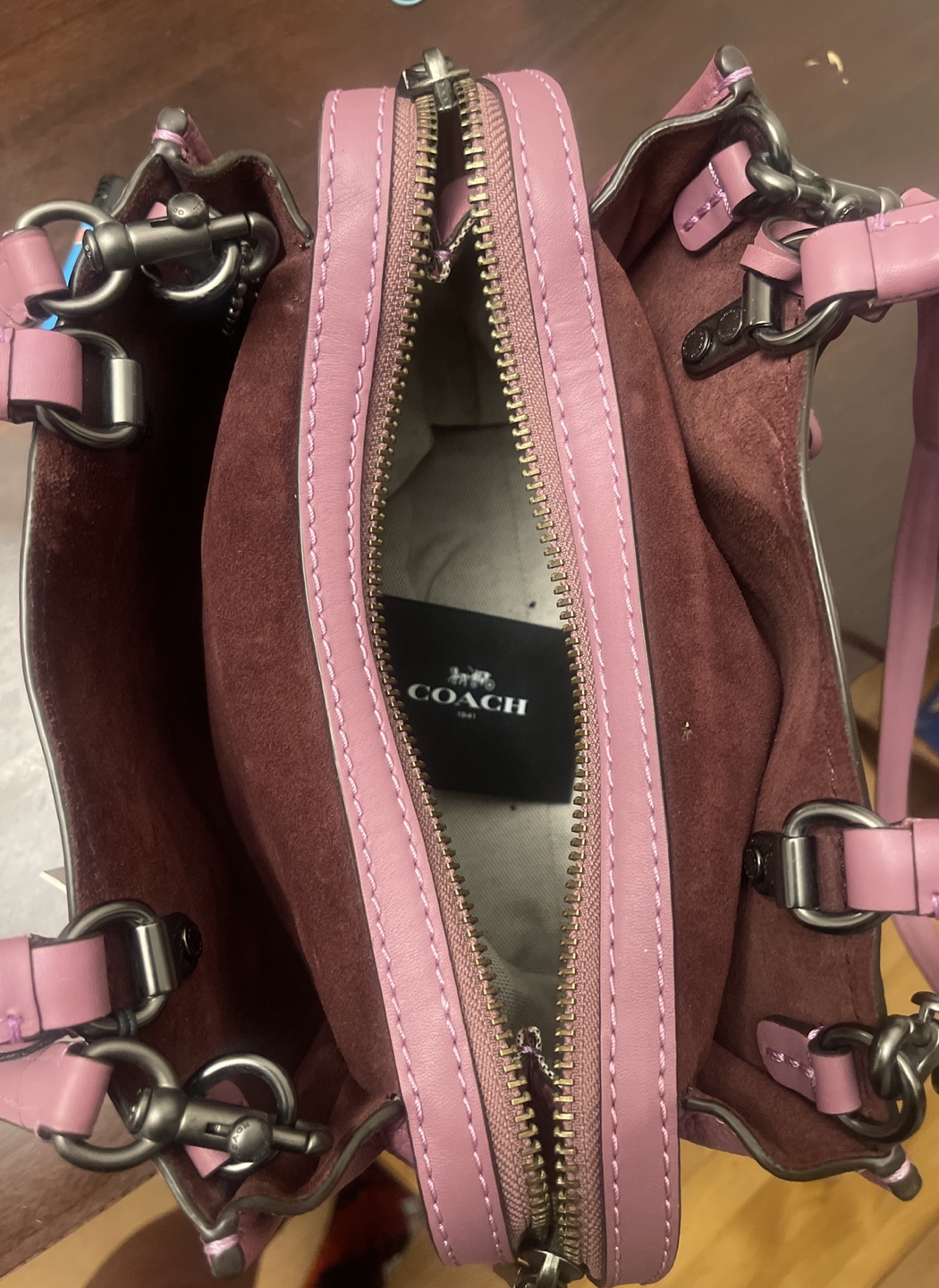 Coach bag - purple - photo 3