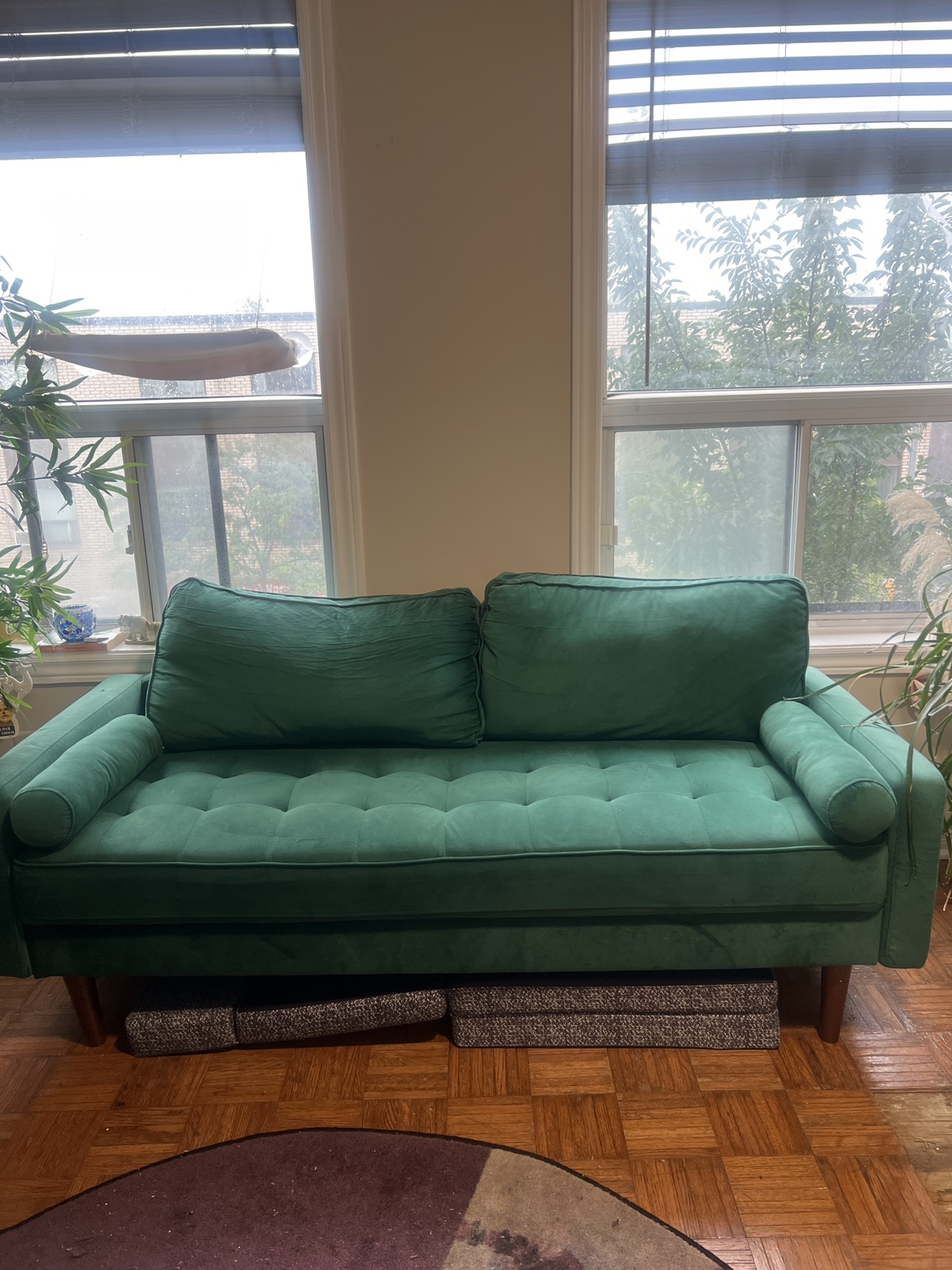 Green couch