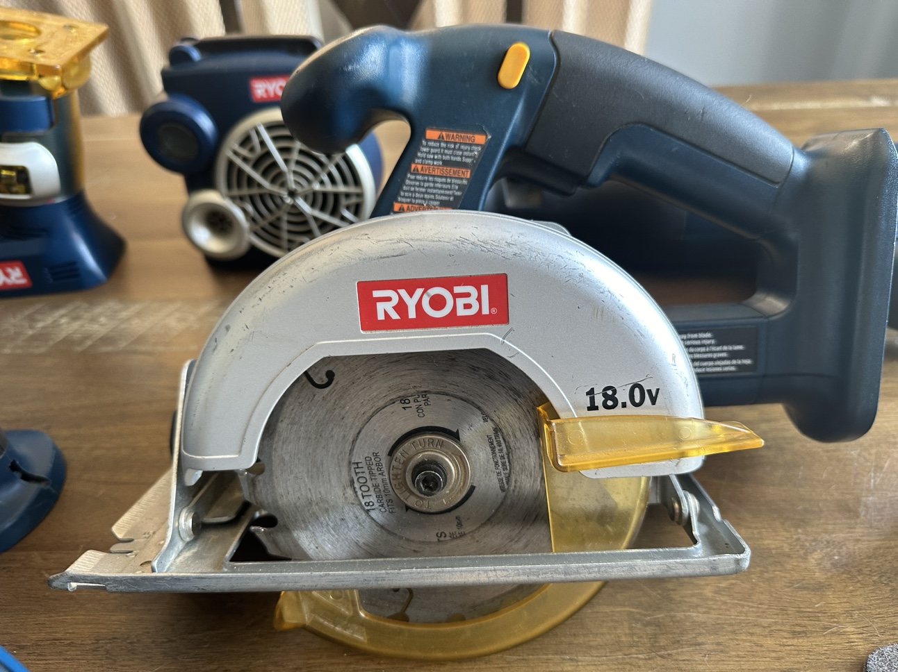 Ryobi Blue One+ 18V Cordless toolset - photo 3