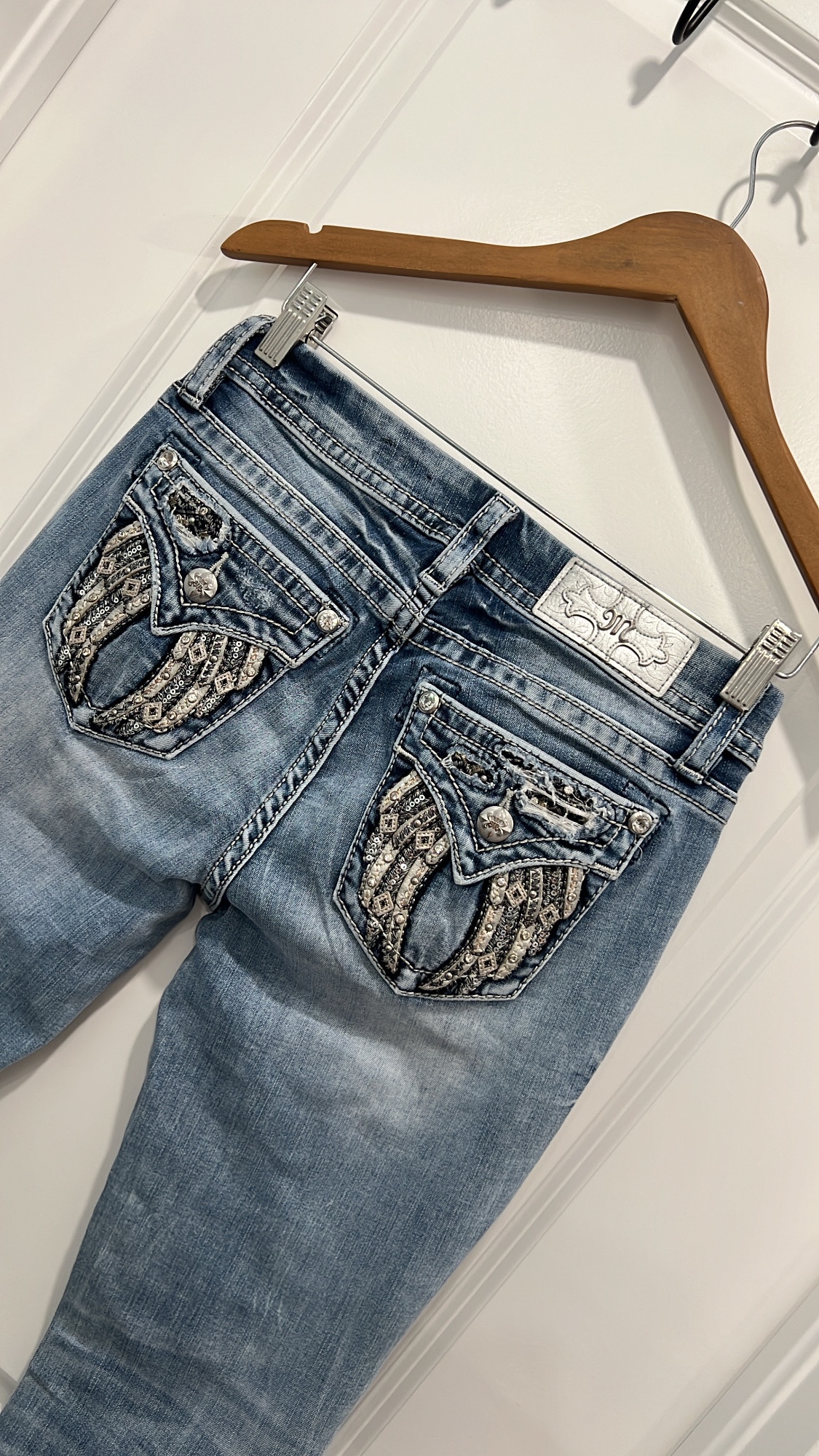 Y2K Miss Me boot cut jeans size 27 thumbnail