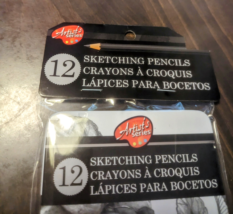 Artistic Series 12 Sketching Pencils With Sketch Book image indicator(6)