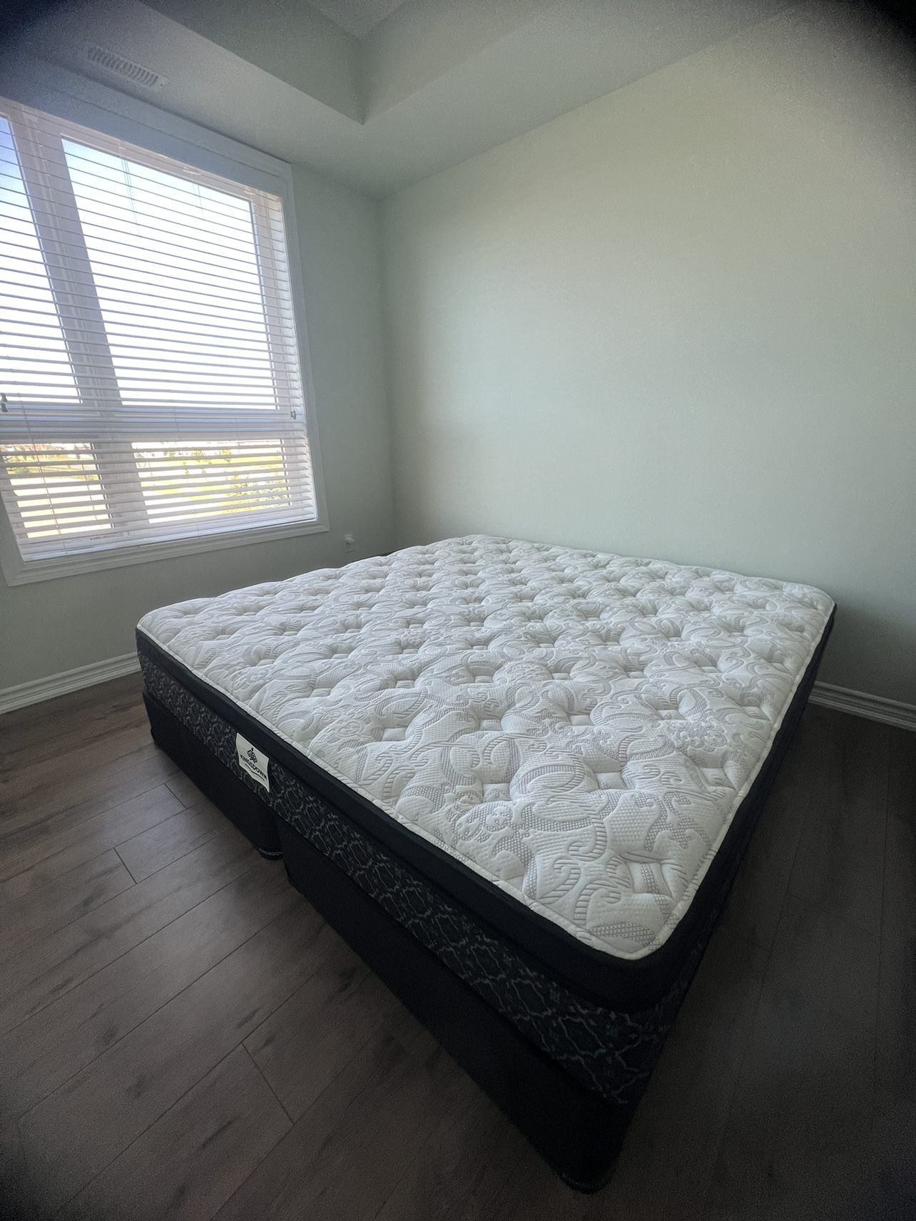 King mattress and bed base