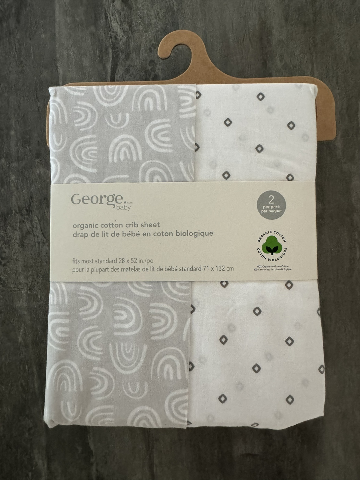 Cotton crib sheet