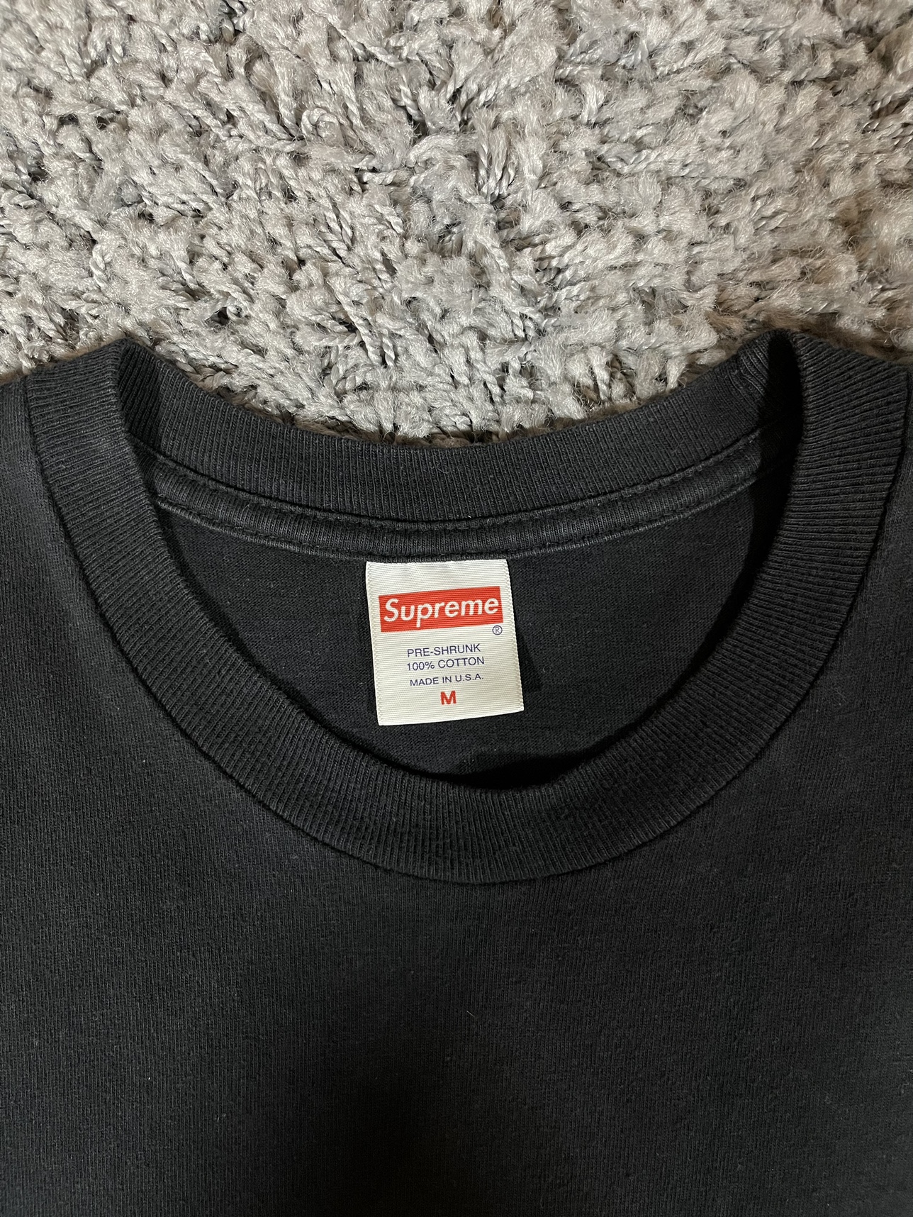2017FW Supreme Crash Tee Black T-Shirt image indicator(7)