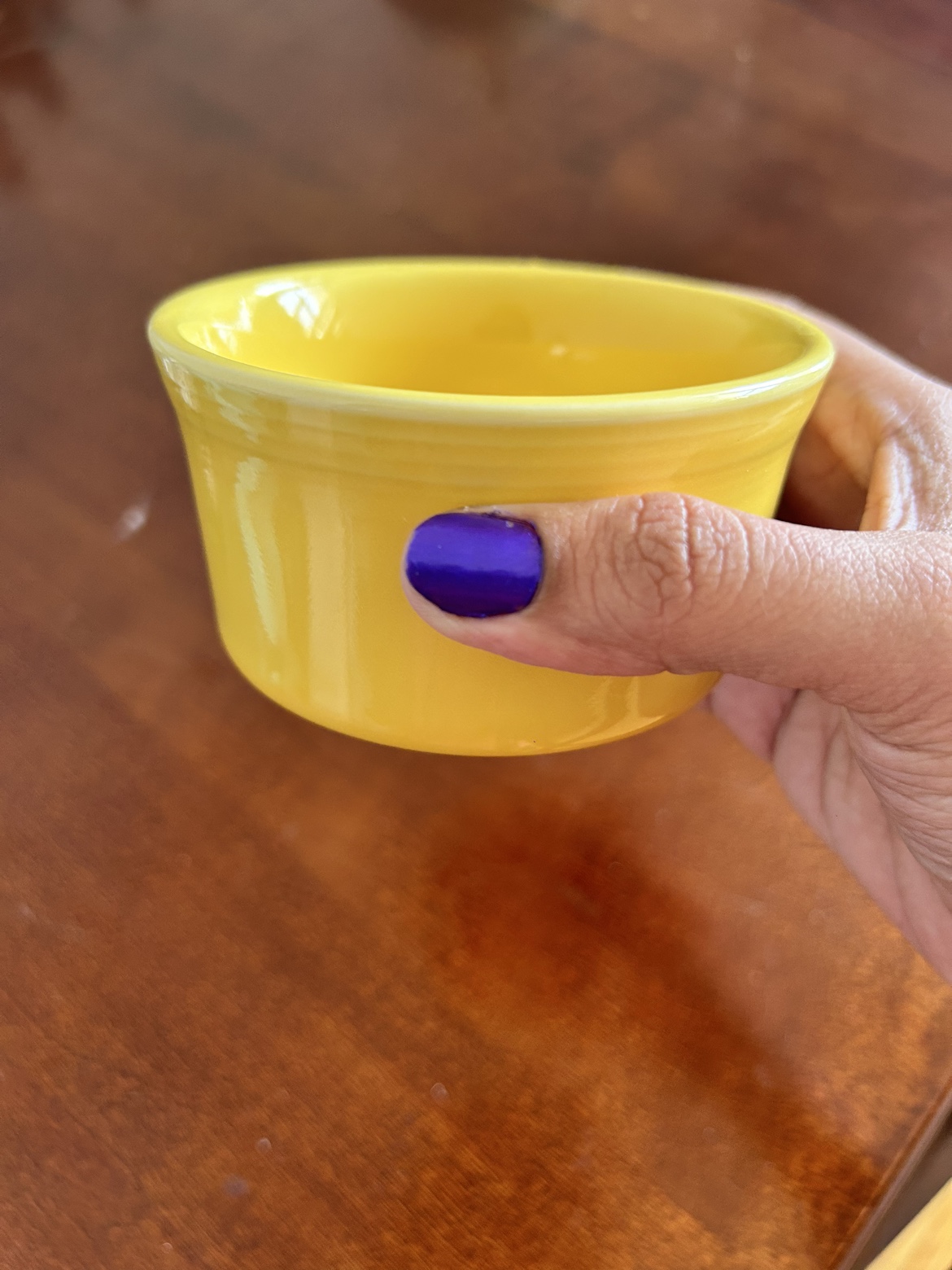 Yellow bowl #freecycle