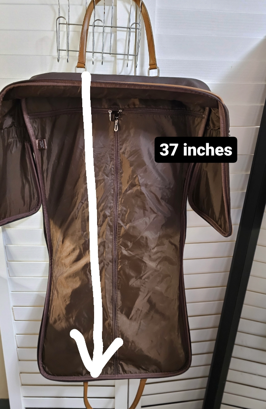 Vintage Hangers Garment Bag Brown image indicator(7)